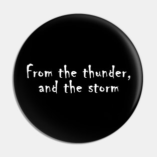 Thunder and Storm Pin