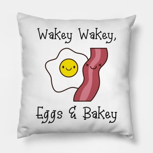 Cute & Funny Bacon and Eggs Pillow