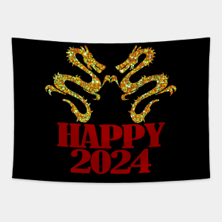 Happy New Year 2024 - 2024 full of good things Tapestry