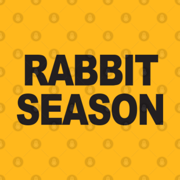 Discover Rabbit Season (in black) - Bugs Bunny - T-Shirt