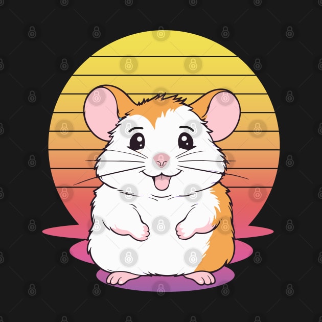 adorable Hamster Lover birthday cool splotch paint by greatnessprint