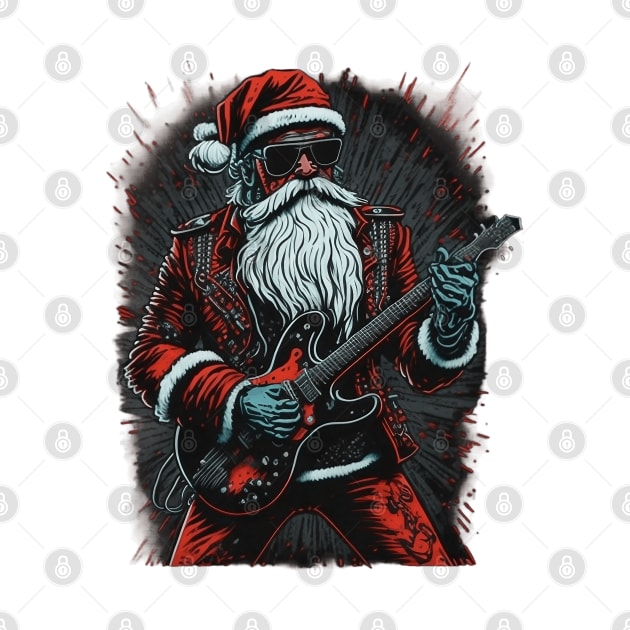 Guitar Santa by MZeeDesigns