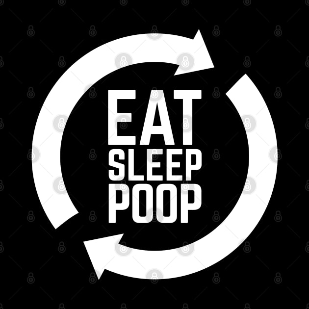 Eat Sleep Poop Repeat Onesie by HungryDinoDesign