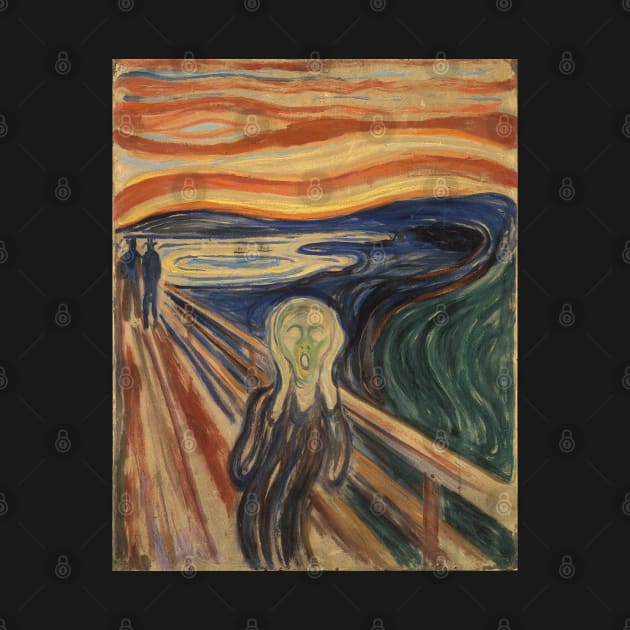 The Scream Painting Artwork by Embrace Masculinity