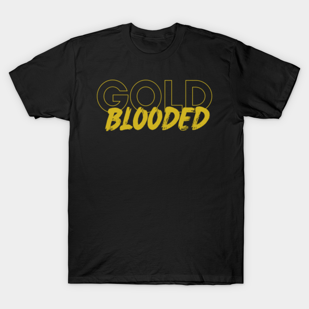 Gold Blooded playoff 2022 basketball - Warriors - T-Shirt | TeePublic