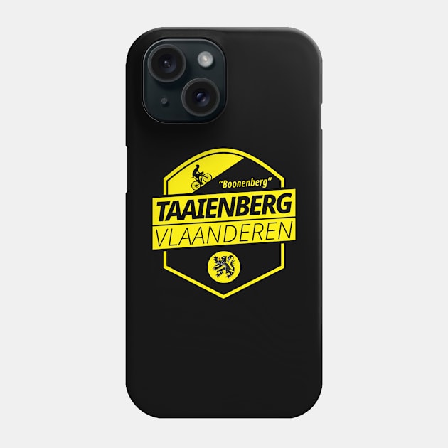 Taaienberg Cobbled Climb Cycling Flanders Belgium Phone Case by zap