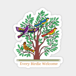 Every Birdie Welcome (Back Print) Magnet