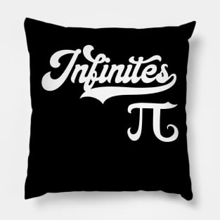 Team Infinites Vintage Baseball Script Number Pi Pillow