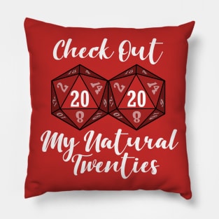 Natural 20s Pillow