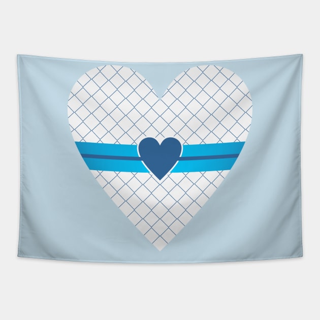 SPECIAL LOVE BLUE Tapestry by MufaArtsDesigns