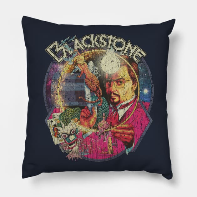 Blackstone The Magician 1980 Pillow by JCD666