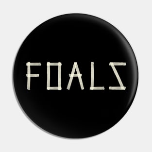 Foals - Paper Tape Pin