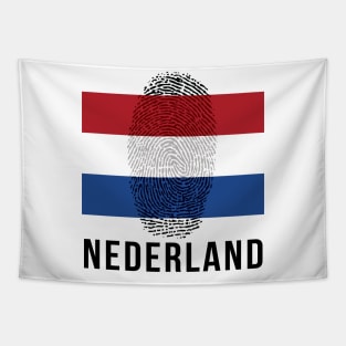 Netherlands Flag DNA Tapestry