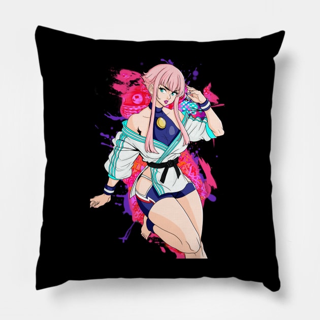 Manon - Street fighter 6 Pillow by wenderinf