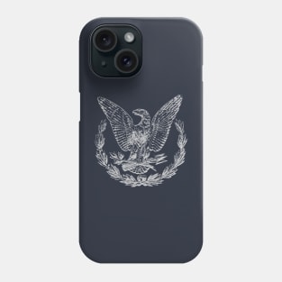 American Eagle 1878 (Silver Dollar) - Silver Phone Case