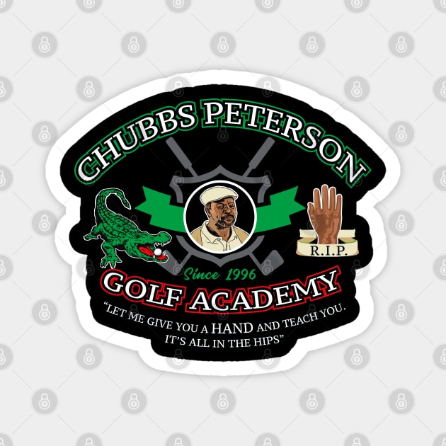 Chubbs Peterson Golf Academy Magnet by Alema Art