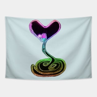 Slippery Snake Love Tapestry