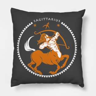 Sagittarius zodiac sign Pillow