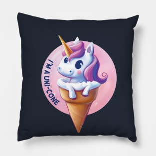 Unicorn Unicone Ice Cream Pillow