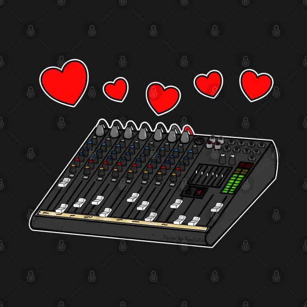 Valentines Sound Engineer Musician by doodlerob