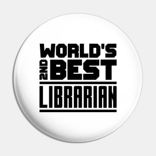 2nd best librarian Pin