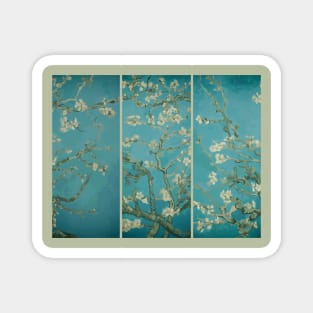 Cherry flowers Van Gogh Magnet