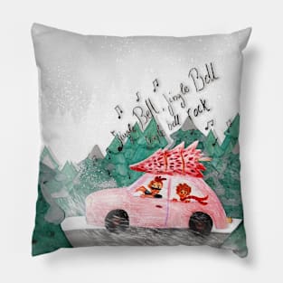 Hard Rock Christmas Pillow