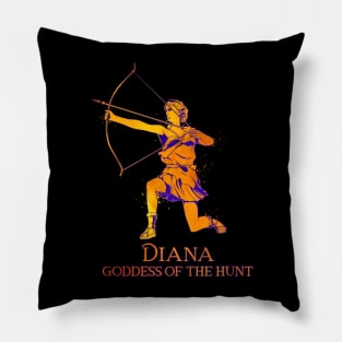 Goddess of the hunt - Diana Pillow