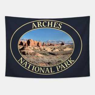 The Windows at Arches National Park in Moab, Utah Tapestry