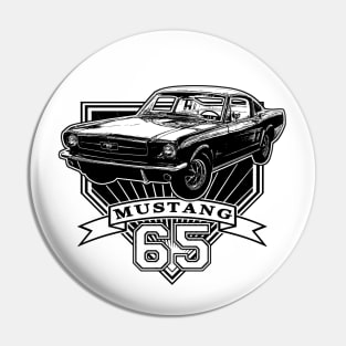 65 Mustang Fastback Pin