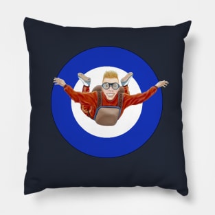 Skydiver ...(Blue Version) Pillow