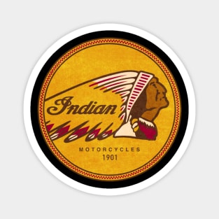 Vintage Indian Motorcycles Magnet