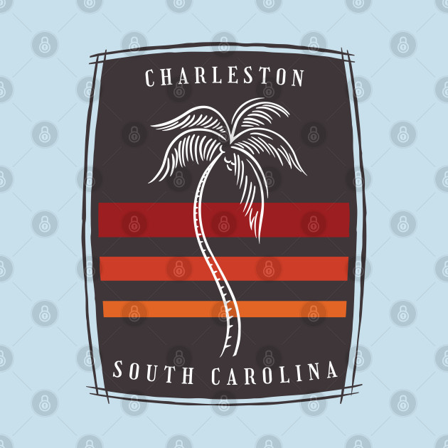 Discover Charleston South Carolina Palm Tree - Charleston South Carolina - T-Shirt