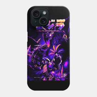 Retro Machine Godzilla Phone Case