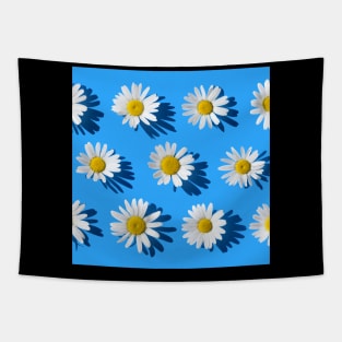 Sunflower Summer Blue Tapestry