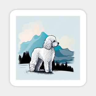 Make a Difference with the Poodle Mountain Design Magnet