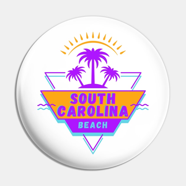 South Carolina Beach Pin by bougieFire