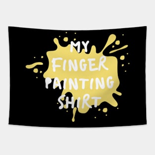 My Finger Painting Shirt Tapestry