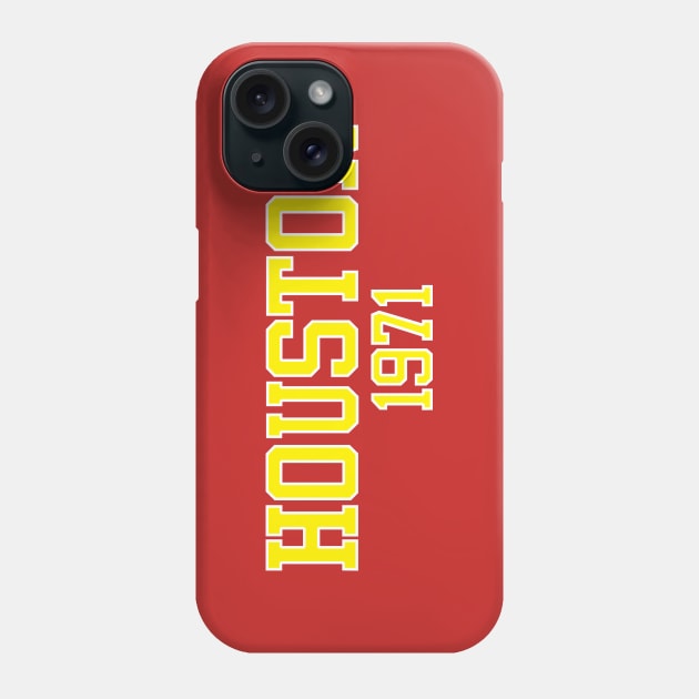 Houston 1971 Phone Case by GloopTrekker