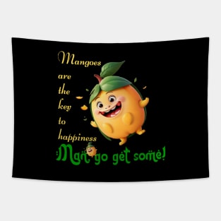 Mangoes are the key to happiness. Man, go get some! Tapestry