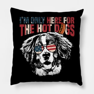 I'm only here for the hot dogs Pillow