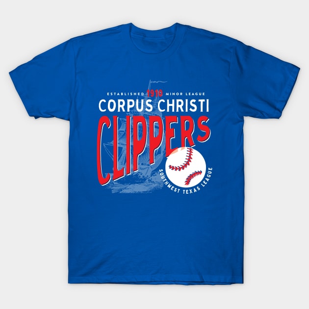 MindsparkCreative Corpus Christi Clippers T-Shirt