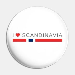 I love Scandinavia Pin