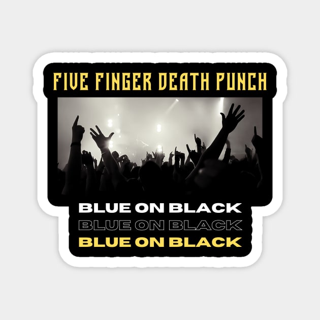 Blue And Black Magnet by Eighteen Plus