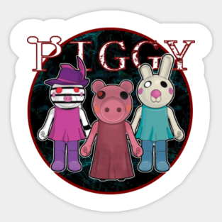 roblox piggy skins mr p Roblox Piggy Stickers Teepublic