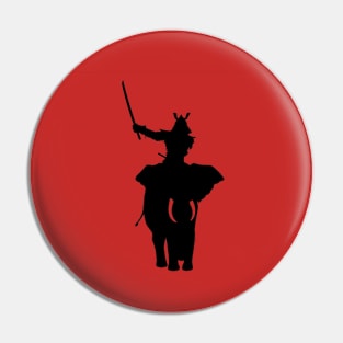 Samurai Elephant Cavalry Pin