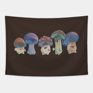 Mushroom Guys Tapestry