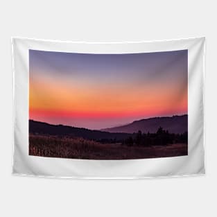 Muted Kneeland sunset Tapestry