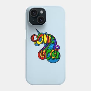 Colorful Unicorn Icon Phone Case