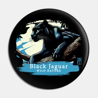 Black Jaguar - WILD NATURE - JAGUAR -3 Pin